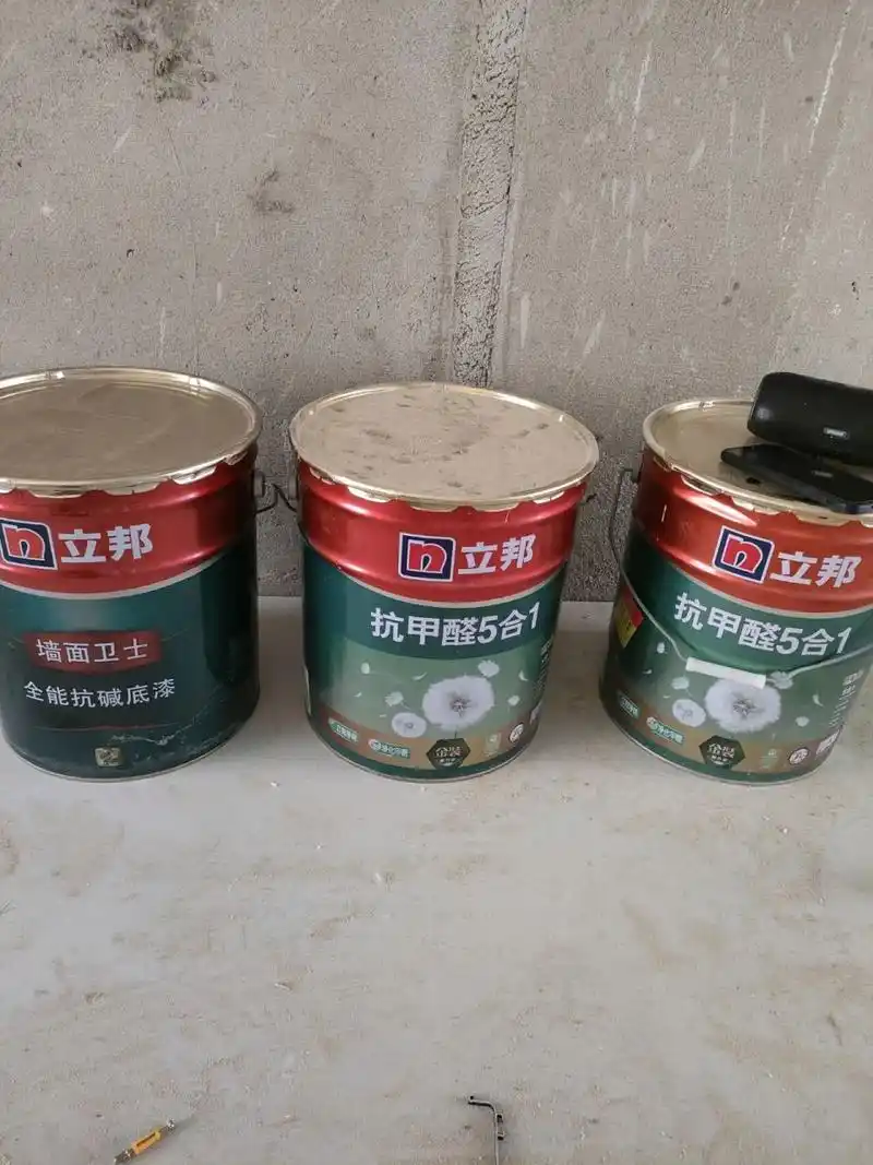 立邦美巢腻子粉 附价格清单 油工材料终于进场了 不知道价格贵了没有