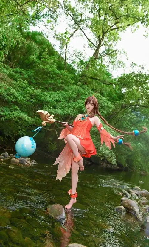 王者荣耀大乔cos原皮沧海之曜浅