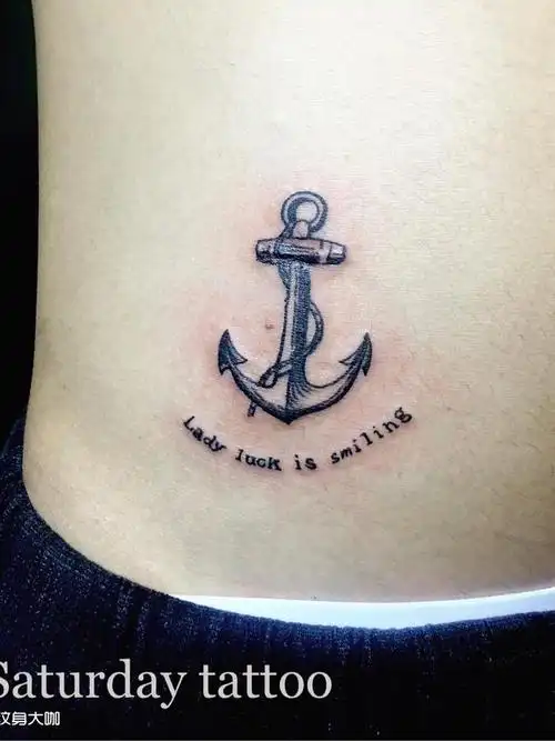 船锚_纹身图案手稿图片_纹青师-浩的纹身作品集