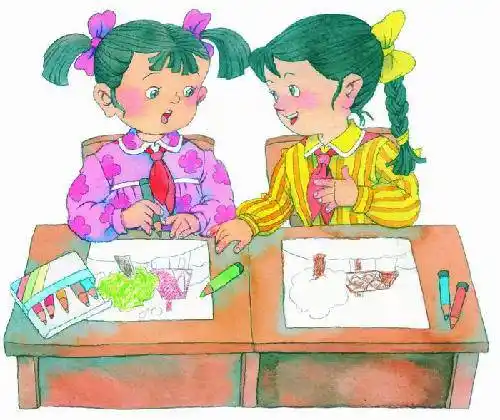 亲子共读蓝色的树叶