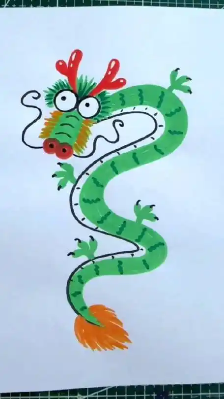 #龙年简笔画#