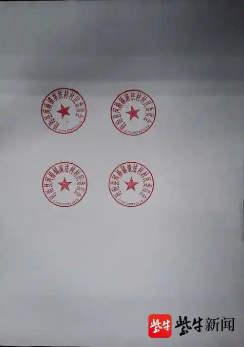 萝卜公章看上去还煞有其事.