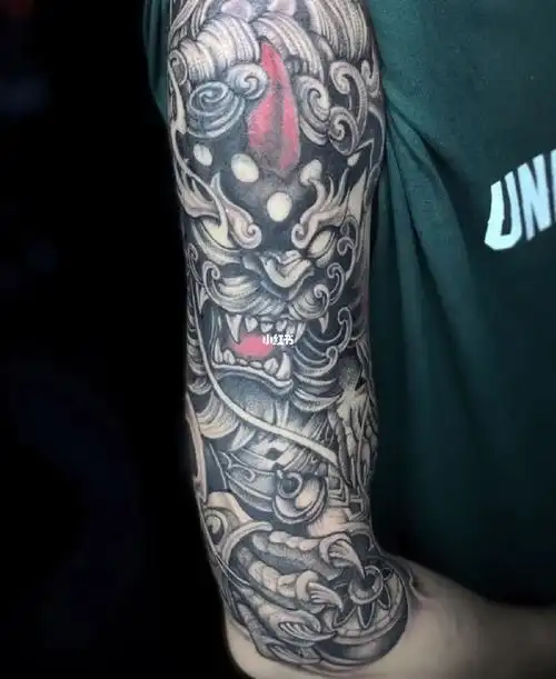 佛山纹身  #我的纹身分享  #单针纹身  #唐狮  #单针纹身  #唐狮纹身