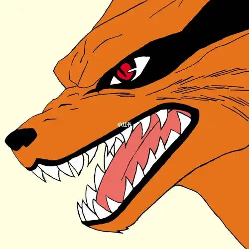 火影忍者九尾九喇叭板绘