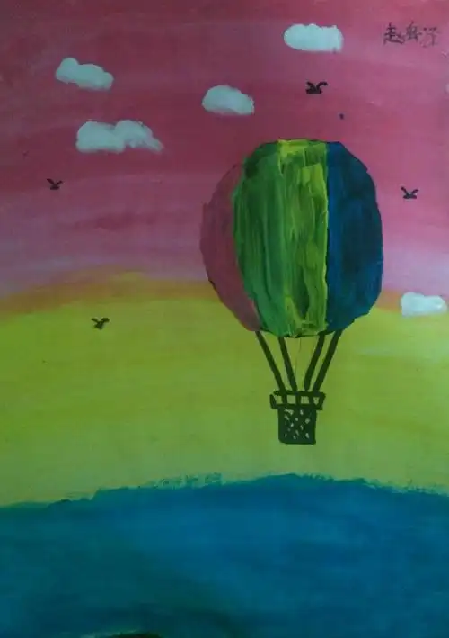 博兴乐安实验学校四年级美术空中课堂《色彩的世界》学生作品展