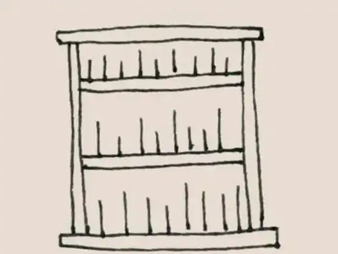 书柜的妙处书柜简笔画书架简笔画 书架怎么画好看