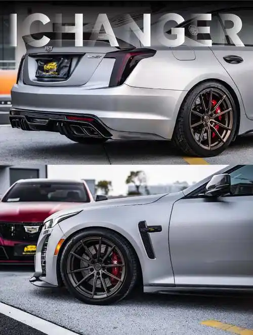 凯迪拉克ct5-ichanger改色膜经典银黑,霸气侧漏_搜狐汽车_搜狐网