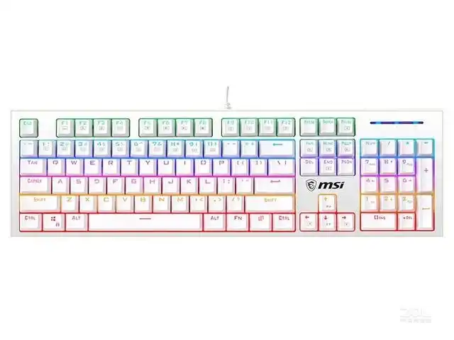 手慢无139元抢微星104键红轴机械键盘