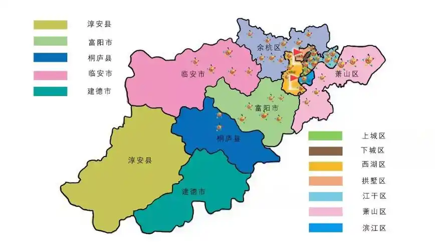杭州市中奖地图(截止6月23日)桐庐喜中大乐透二等奖奖金高达474途本