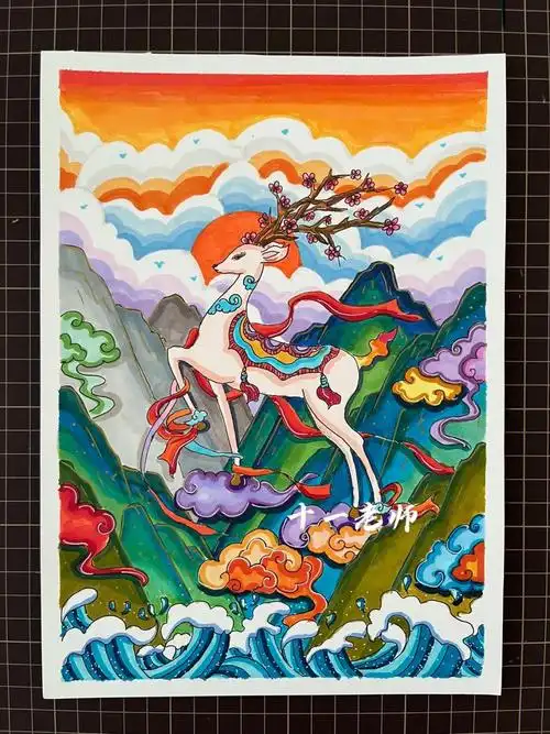 国风马克笔系列第二期神话主题