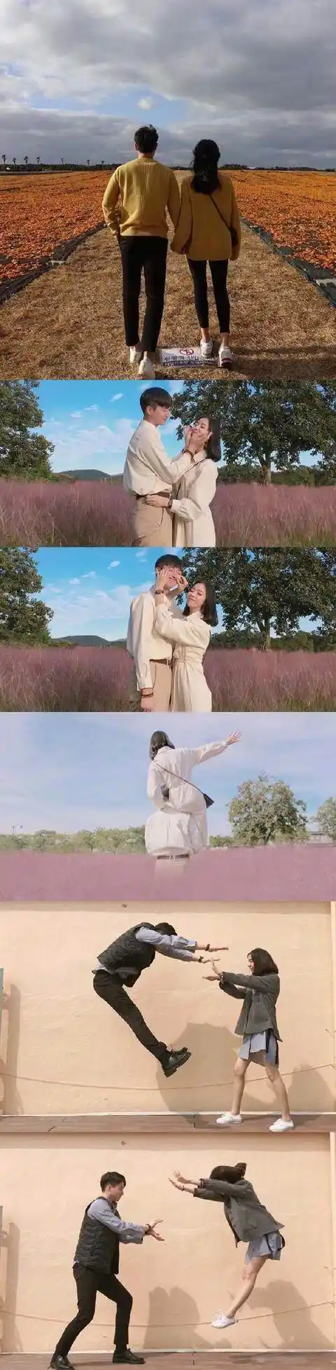 高端虐狗!简直甜到爆 情侣合影pose参考 秀恩爱也是技术活