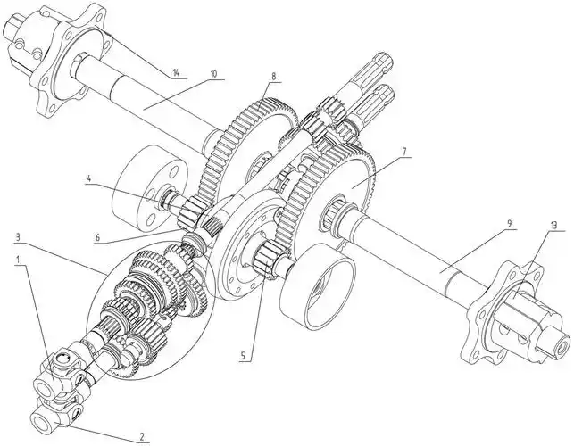 cn212950129u_一种拖拉机后桥结构