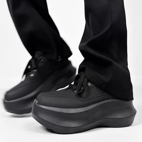 橦舟渡增高鞋男内增高15厘米lisa同款增高7cm情侣鞋德比鞋子老爹鞋女