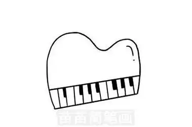 简笔画钢琴简笔画钢琴怎么画儿童