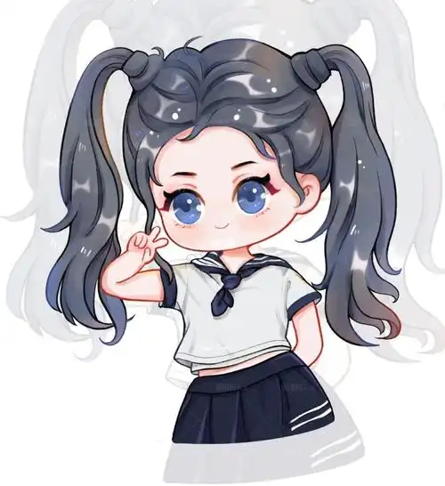 q版杨幂|校服第三弹|第四张校服画谁呢?