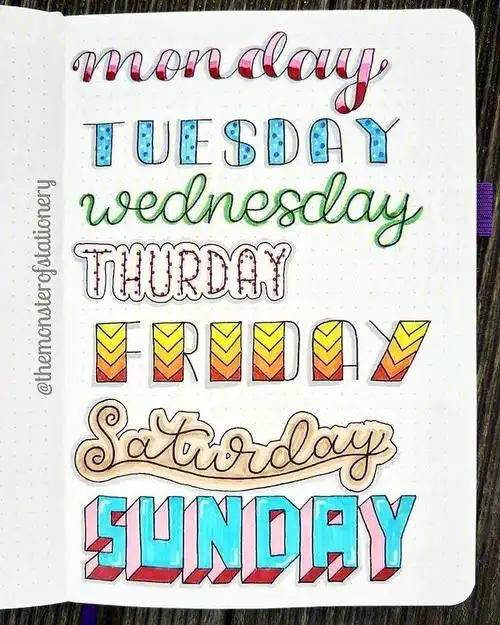 手帐素材边框字体2