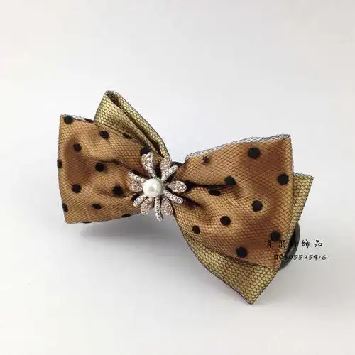 厂家直销 2014流行美丽新款头饰 韩版奥钻布艺头饰批发 oem合作图片_9