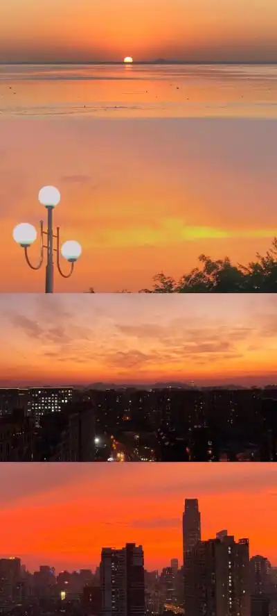 拼接风景背景图