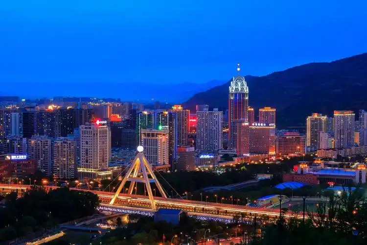 西宁中心城区夜景