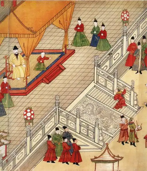 明宪宗元宵行乐图局部17