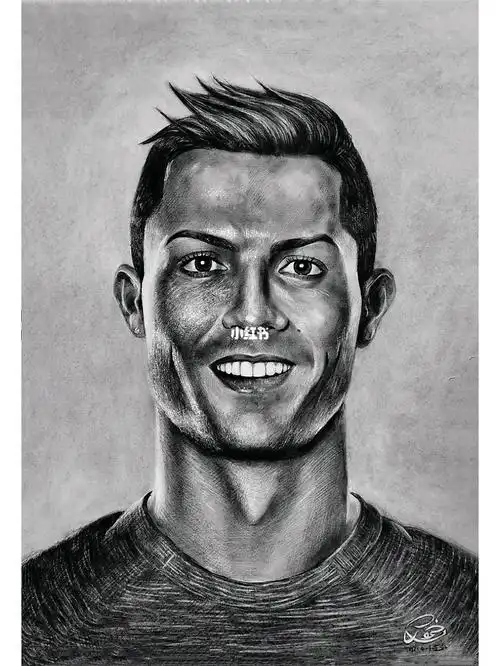 素描  #艺术  #画画 #c罗 #卡塔尔世界杯  #头像分享  #笔迹灵感
