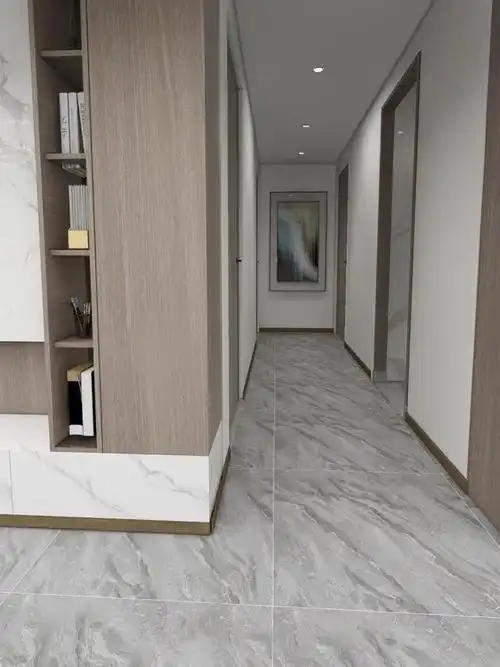 当大理石瓷砖搭配设计高级的中灰色,会产生怎样的火花呢?