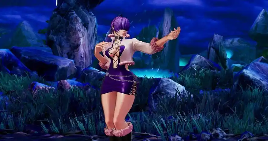 《拳皇15》夏尔米魅惑紫发外观mod