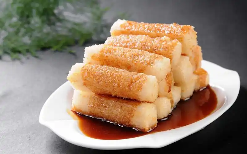 四川特色小吃红糖糍粑