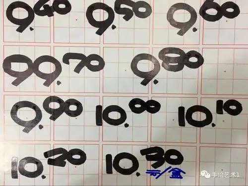 【手绘pop视频教程分解】手绘pop数字 门店爆炸卡 校园海报 手机通讯