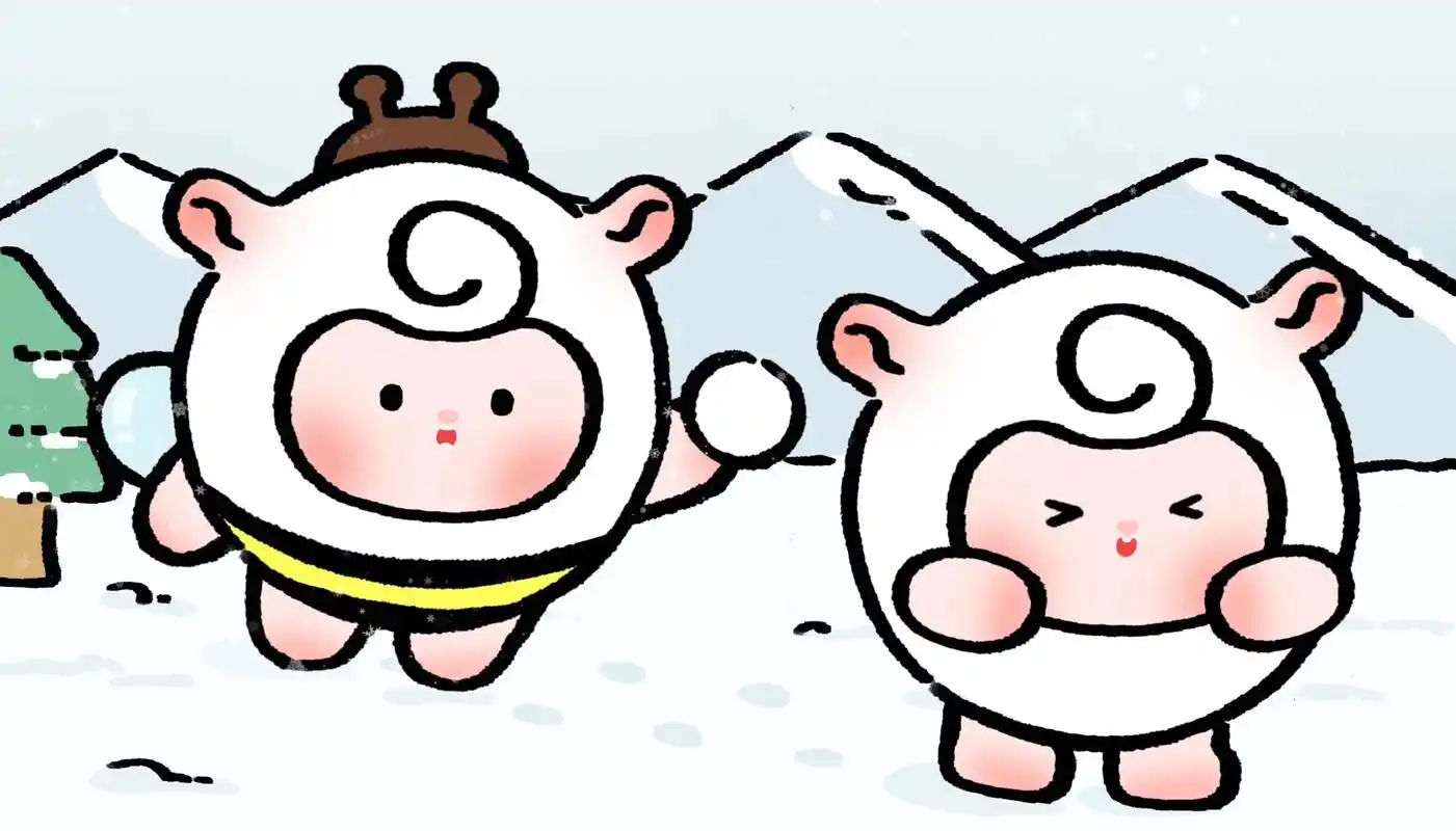 打雪仗啦7015.#蛋仔派对 #情侣头像 #dongdong羊 - 抖音