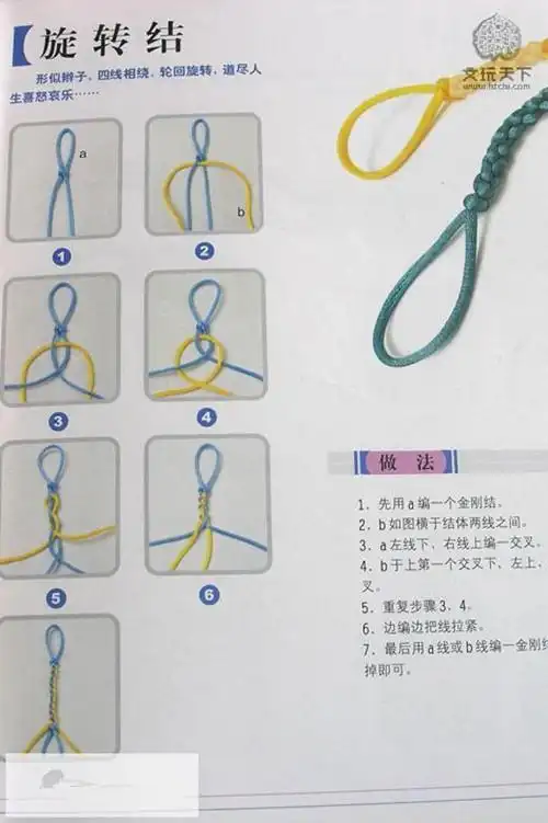 15种文玩迷经常用到的结绳方法分步图解