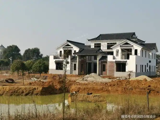 农村建中式一定要看这4款现代四合院别墅设计方案含建成照片