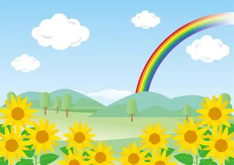 向日葵_彩虹