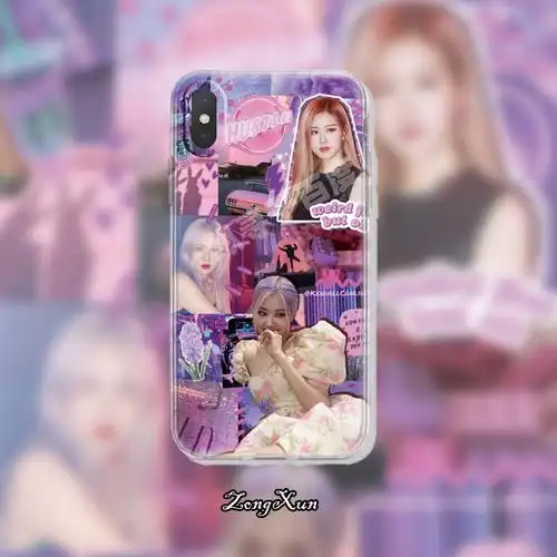blackpink应援朴彩英rose手机壳适用于苹果11华为小米8/6oppovivo