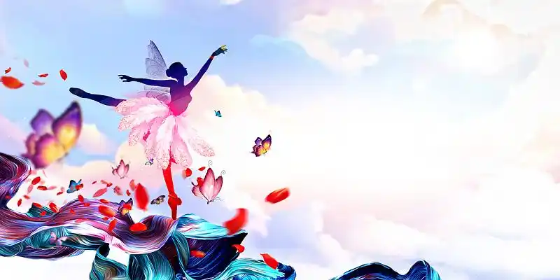 炫彩大气舞动舞蹈跳舞舞蹈招生舞蹈培训舞蹈培训班舞展板背景