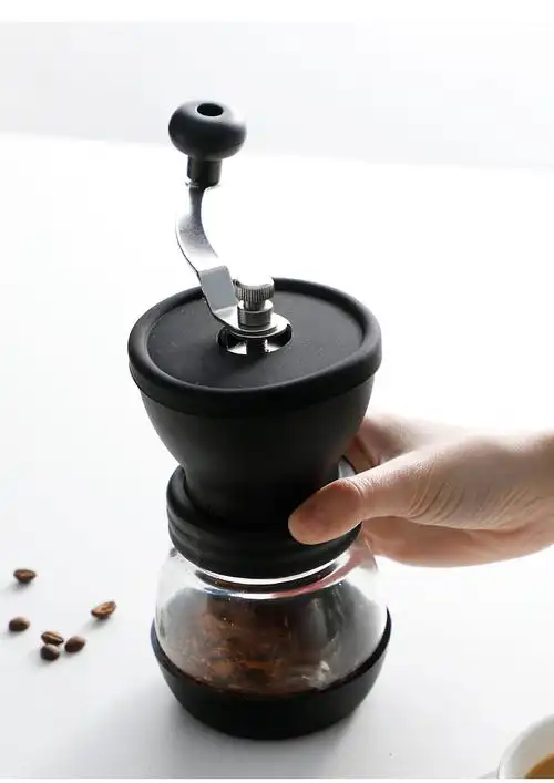 友来福 手摇 家用咖啡 可水洗咖啡豆磨粉机 手动 可水洗