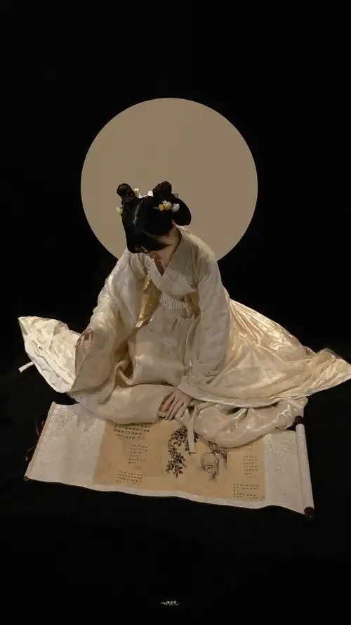 汉服制作莺莺无妄亭原创魏晋套装汉服