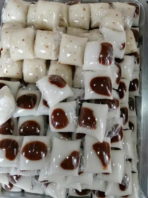 晨臻 手工糯米凉糍粑1斤,白米团子糯米糕团凉糕 湖北荆州特产 桂花味