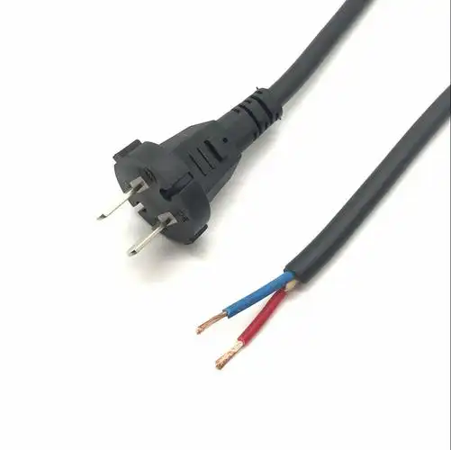 纯铜两项2*1.5平方电源线 电动工具线插头 两脚插头线 两孔电源线