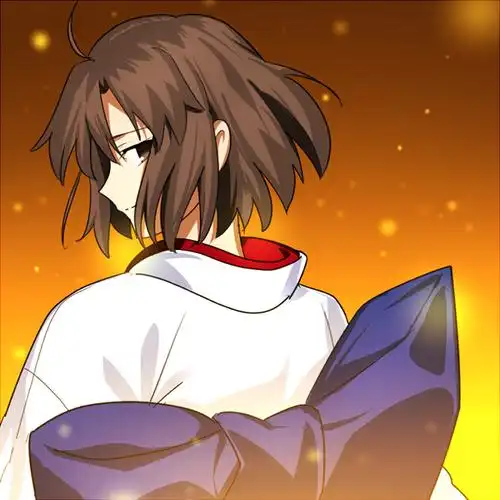 精选日本动漫《空之境界》主角两仪式的手绘插画壁纸,画得很细致