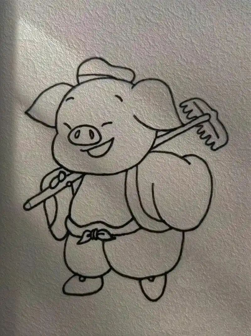 扛着九齿钉耙的猪八戒99 - 抖音