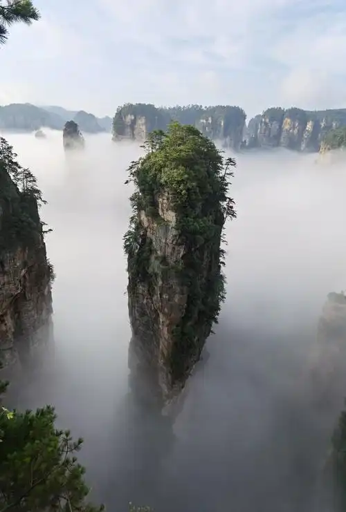 张家界武陵源:《阿凡达》"悬浮山"仙境再现