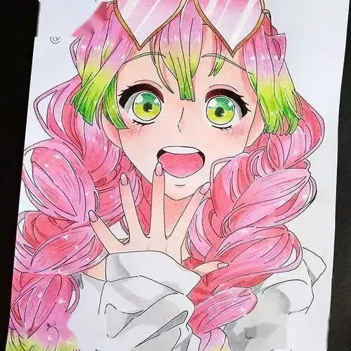 马克笔彩铅 |可爱的人要放在心里,话不多说这组动漫人物太爱了!收藏!