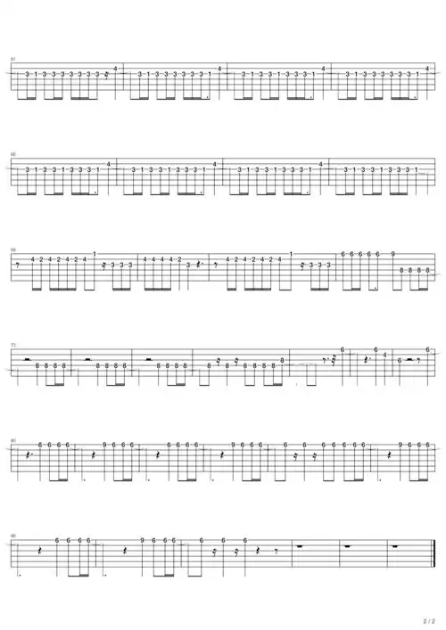 ladygagateeth吉他谱