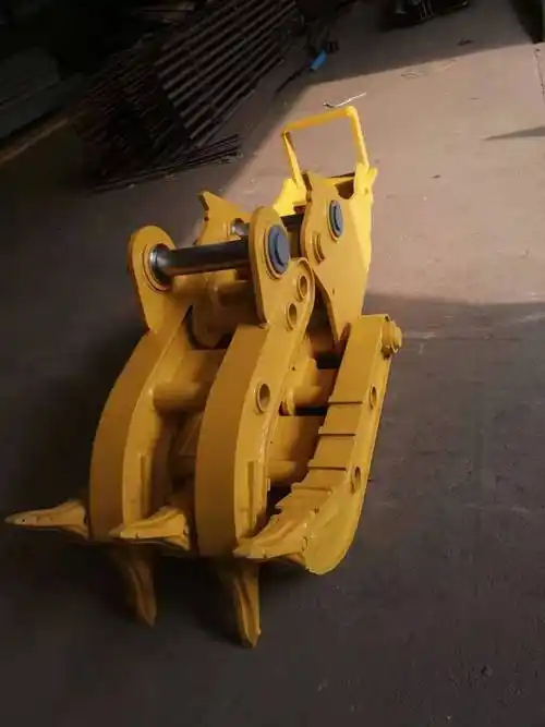 挖机机械夹子加厚材质抓铁抓木材抓钢管抓废料结构合理