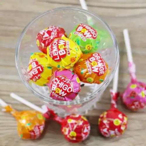 日本进口零食 理本ribon 综合水果棒棒糖120g 含护齿成分