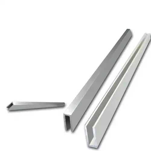 铝合金u型槽铝包边条 底宽4mm高10mm厚1mm内槽2mm铝型材滑轨卡槽