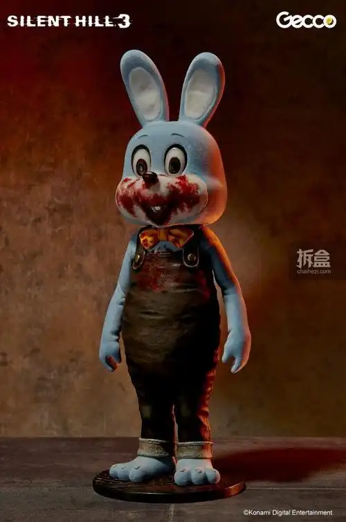 gecco 寂静岭3 罗比兔 恐怖兔子 1/6 蓝绿色手办静态雕像