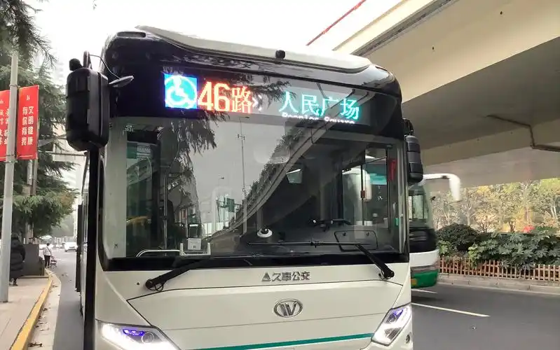 寒假特辑上海公交46路岭南路保德路人民广场全程pov