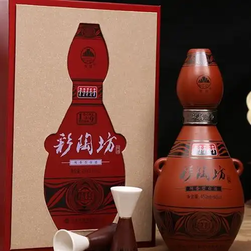 仰韶彩陶坊 白酒整箱6瓶礼盒装46度450ml 70度50ml酒头纯粮食